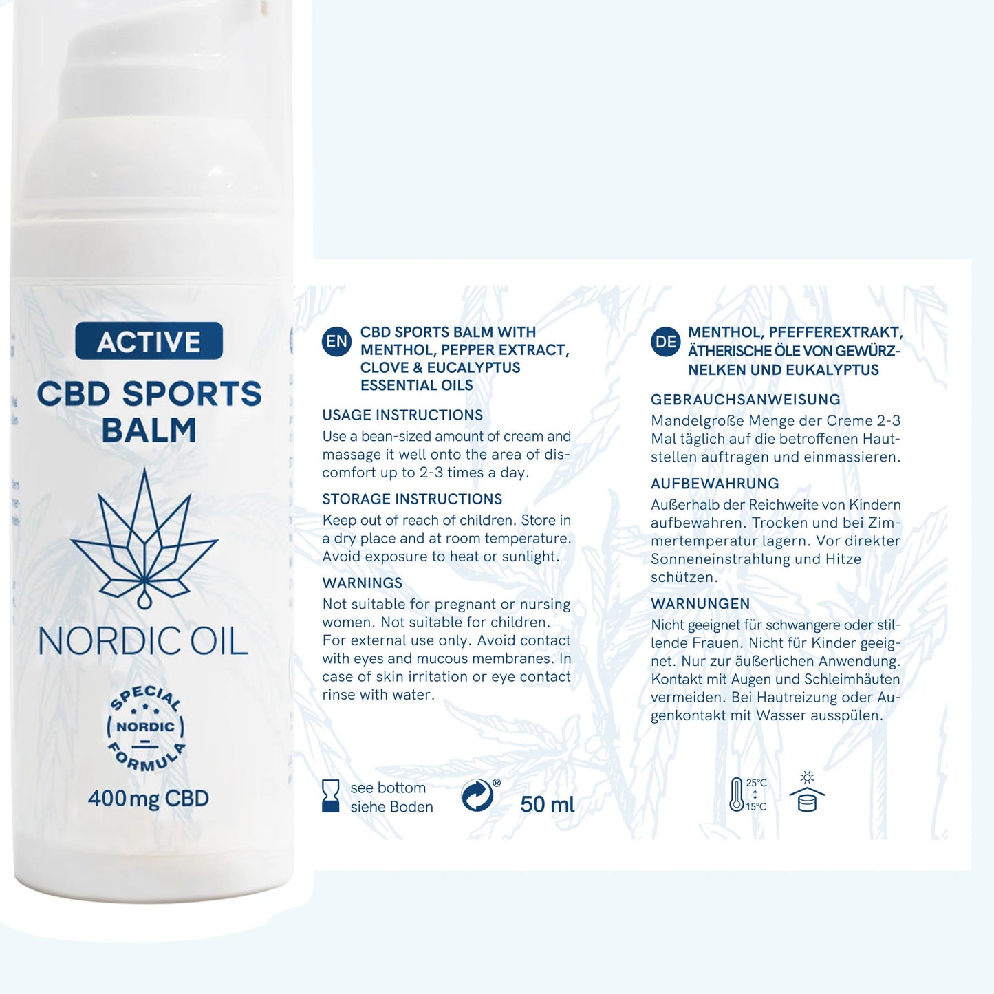 3 x CBD Gel til Muskler og Led