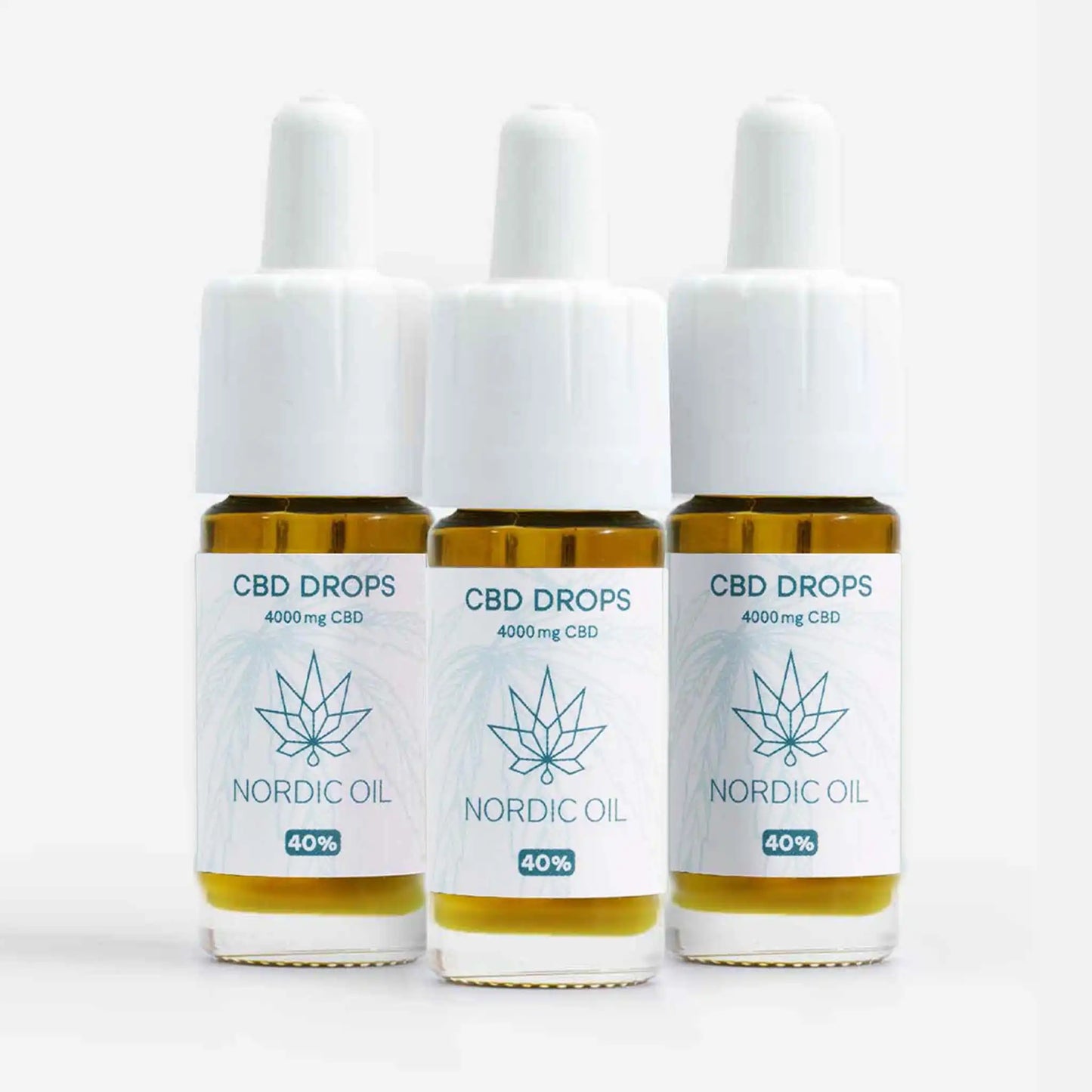 3 x 40% CBD olie PLUS (Køb 3 betal for 2)