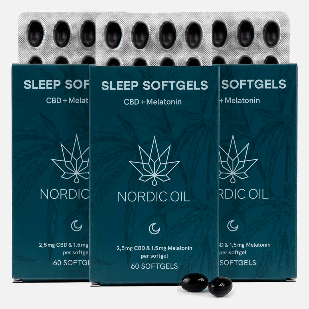 3 x CBD Kapsler med Melatonin