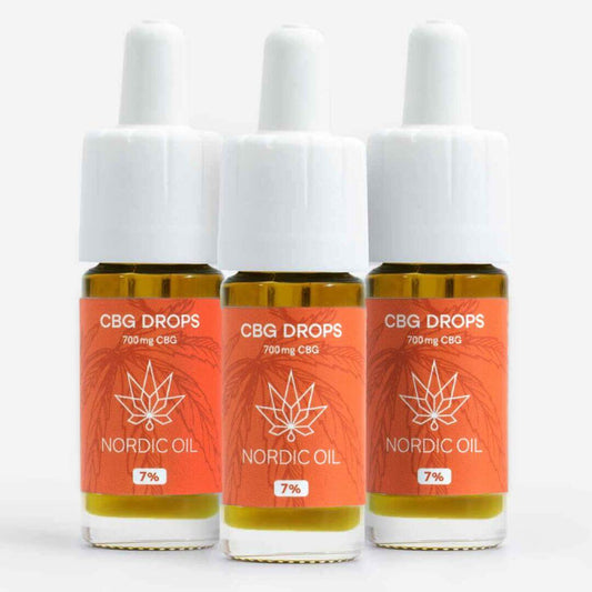 3 x 7% CBG olie (Køb 3 betal for 2)