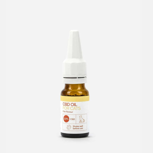 CBD Olie til Katte - Fisk (2,5%) - 10ml