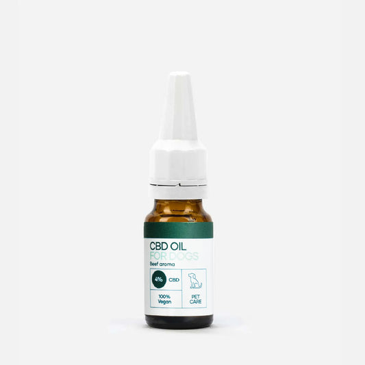 CBD Olie til Hunde - Okse (4%) - 10ml