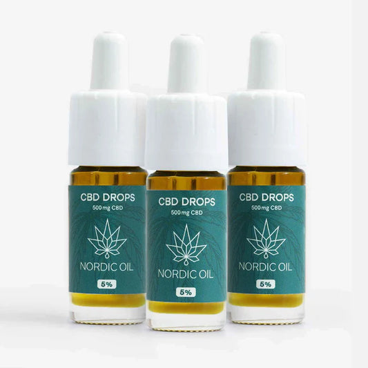 3 x 5% CBD olie PLUS (Køb 3 betal for 2)
