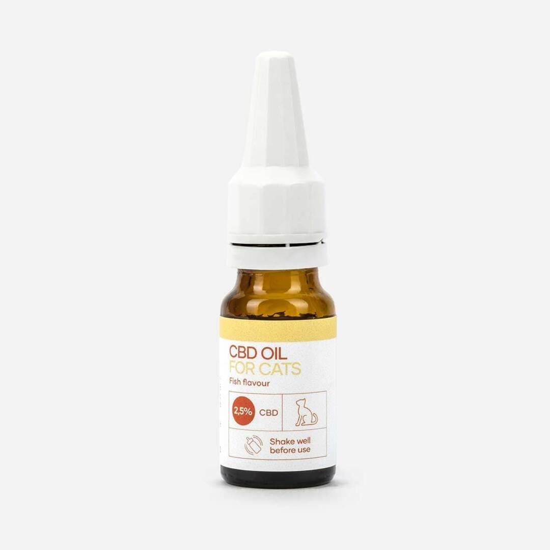 CBD Olie til Katte - Fisk (2,5%) - 10ml